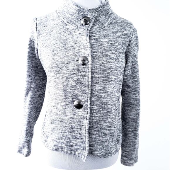 CAbi 596 Hourglass Jacket Space Dye Heathered Small Style 596 Gray - Picture 2 of 7